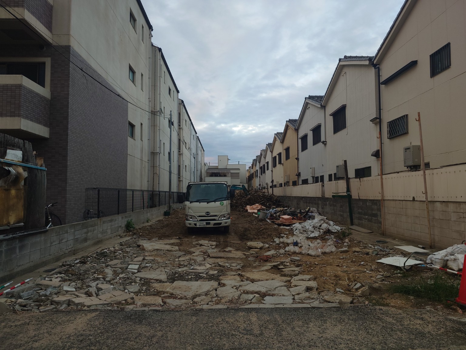 建物の解体現場